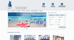 Desktop Screenshot of imobiliariasaft.com.br