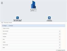 Tablet Screenshot of imobiliariasaft.com.br